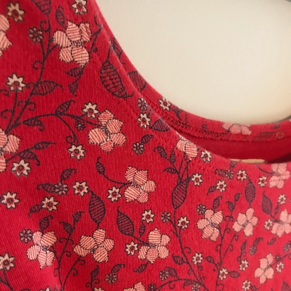Red floral holistic dress - Picture 2 of 3